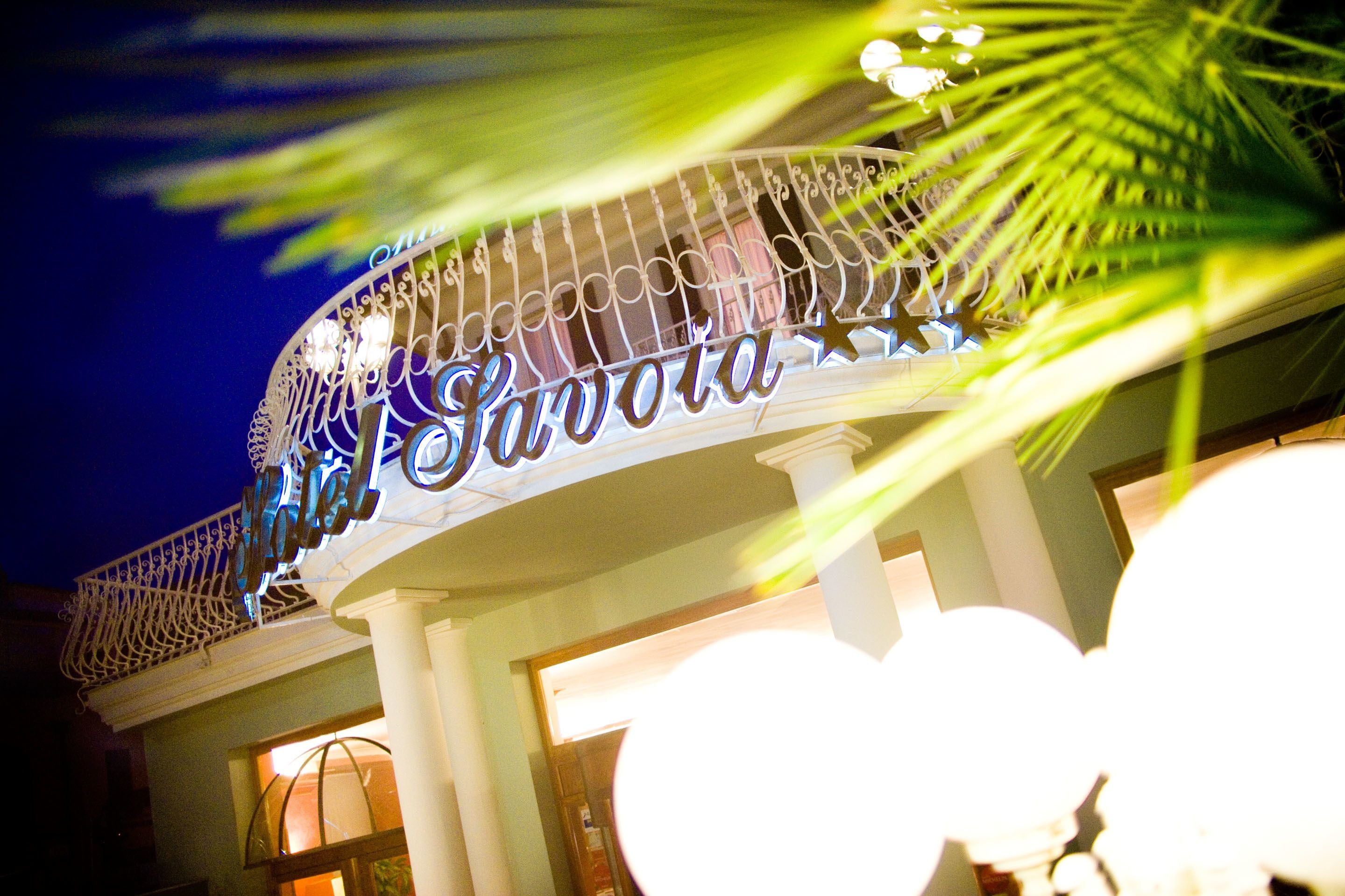 front of property – evening/night