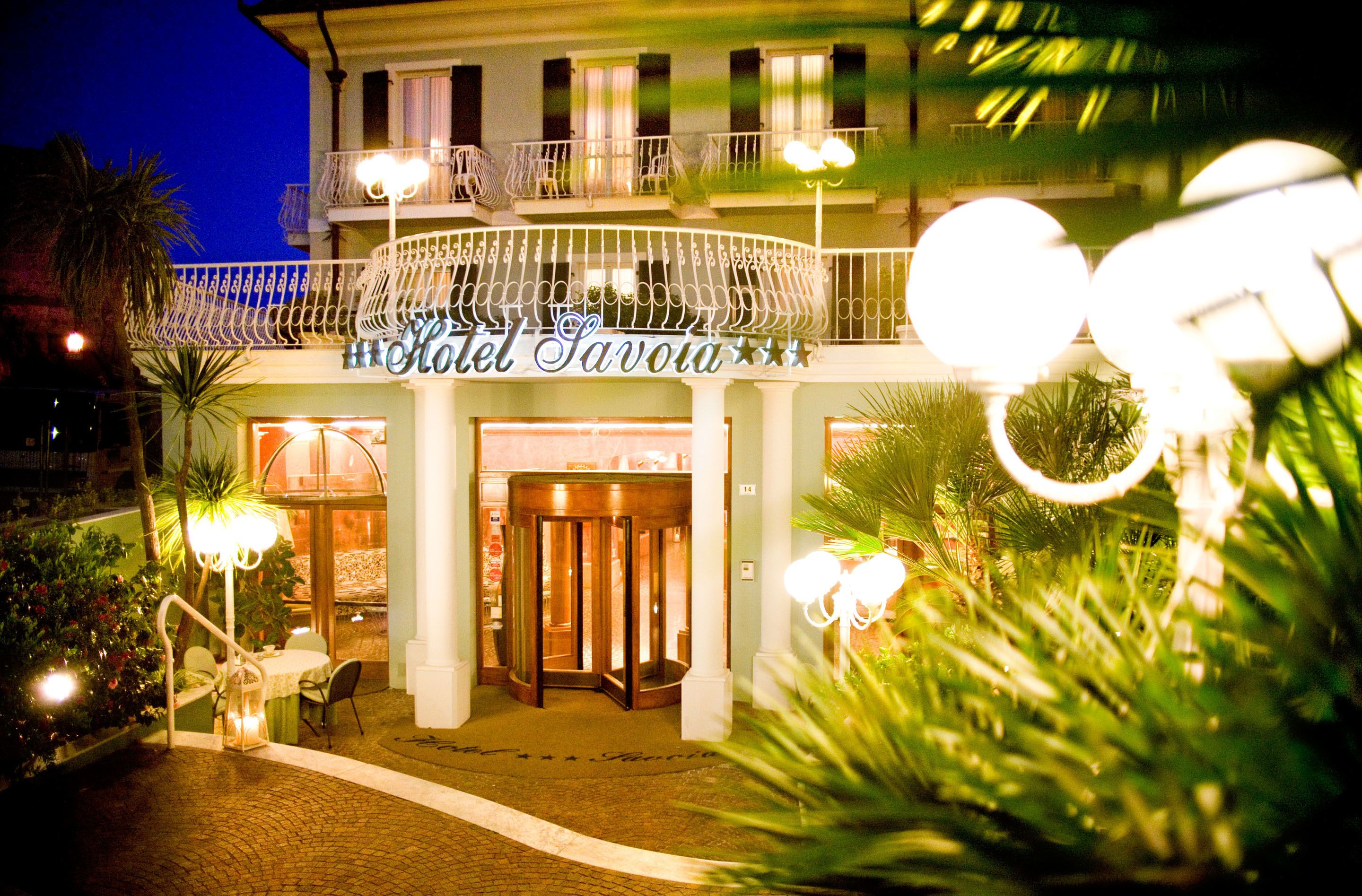 front of property – evening/night