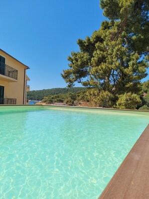 Standard Double Room, Balcony, Pool View | View from room