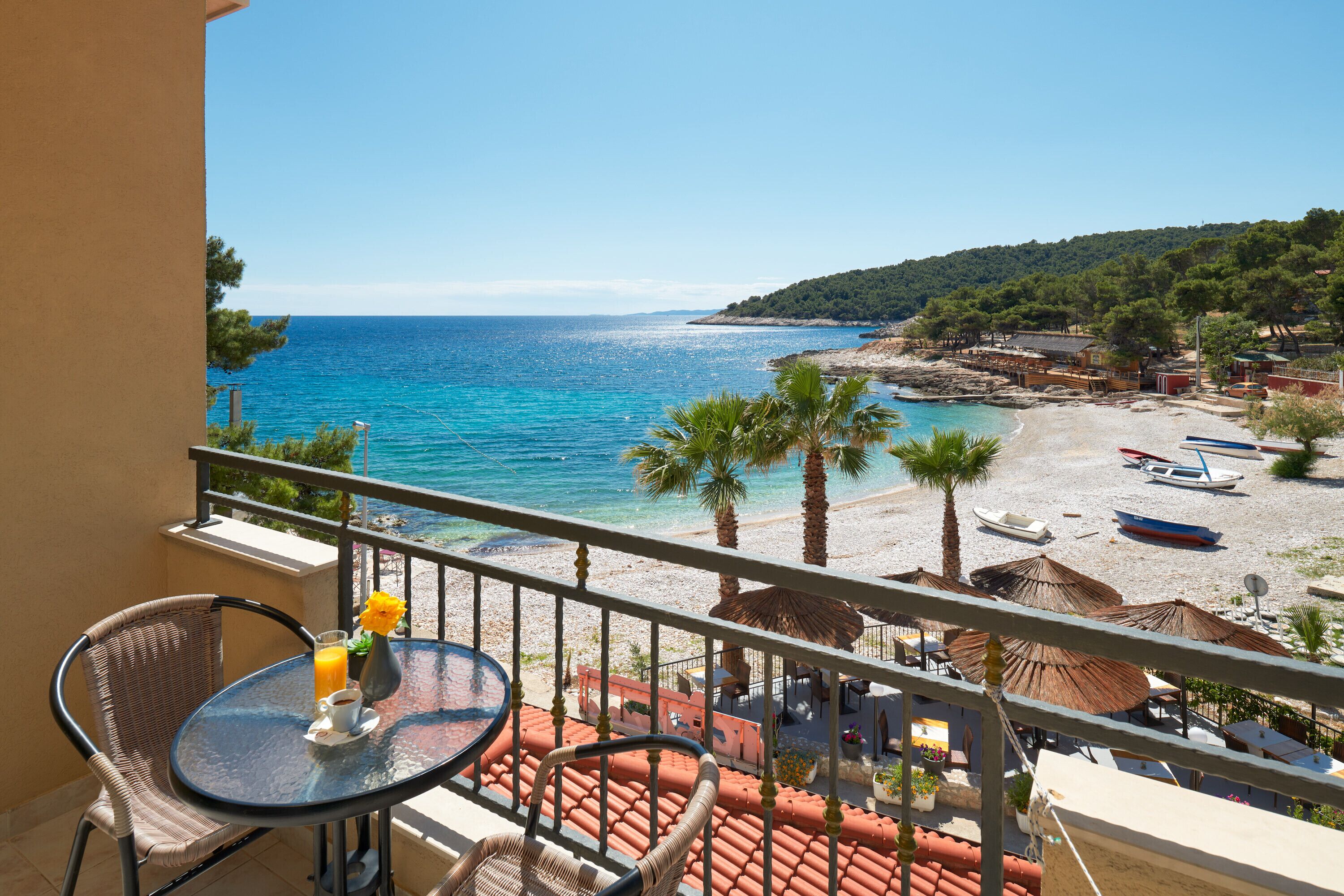 Quarto casal, sacada (Sea View) | Vista para praia/oceano