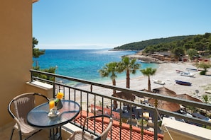 Double Room, Balcony (Sea View) | Beach/ocean view - Hotel Fortuna (Hvar)