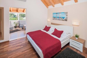 Junior Suite, Pool View, Annex Building | In-room safe, desk, laptop workspace, blackout drapes - Hotel Fortuna (Hvar)