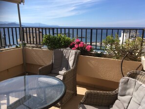 Panoramic Penthouse, 1 Bedroom, Ocean View | Terrace/patio