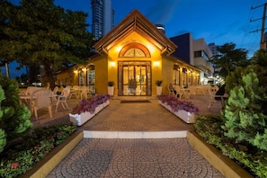 Façade de l’hébergement