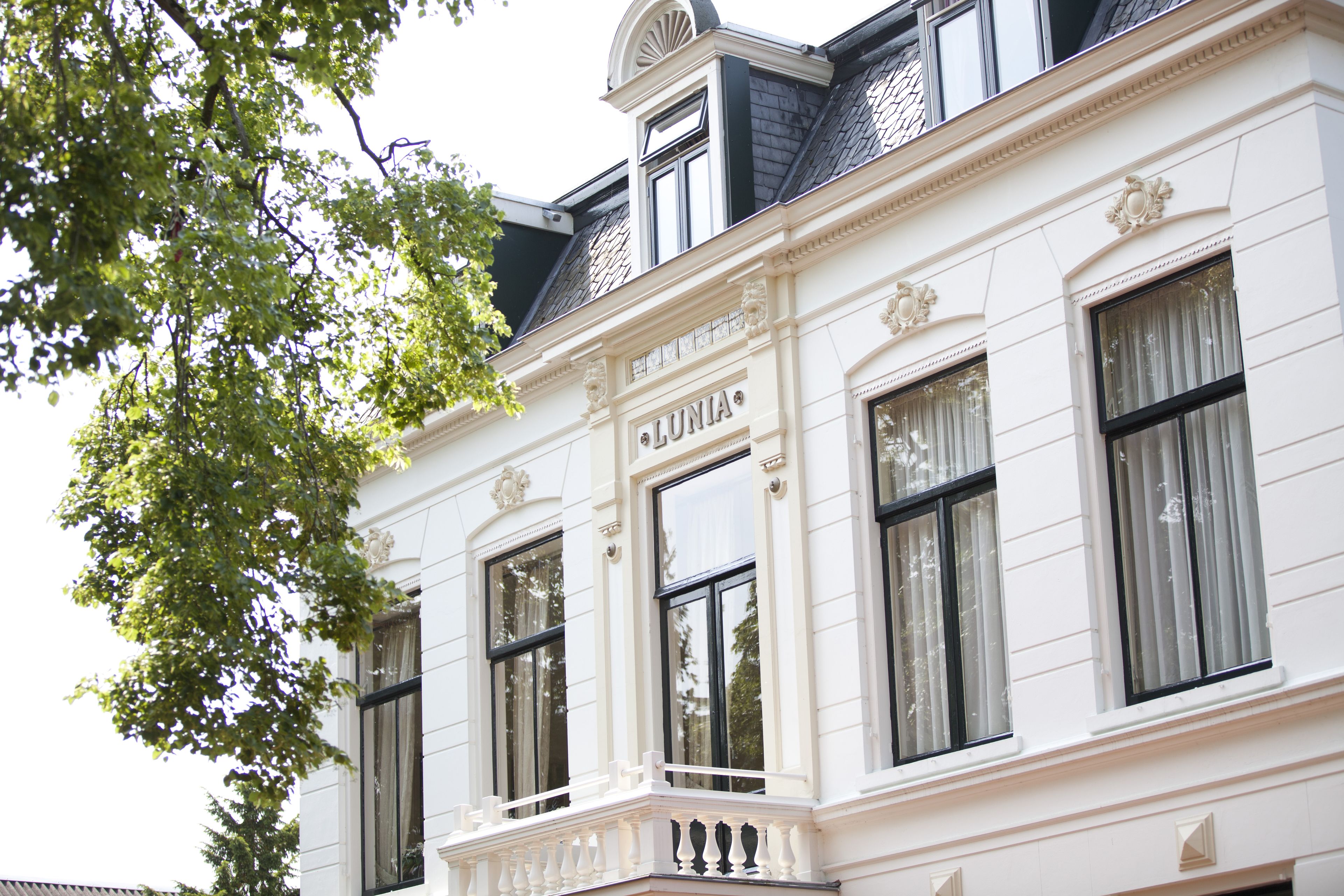 Voorkant van accommodatie