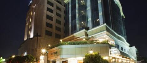 Front of property – evening/night