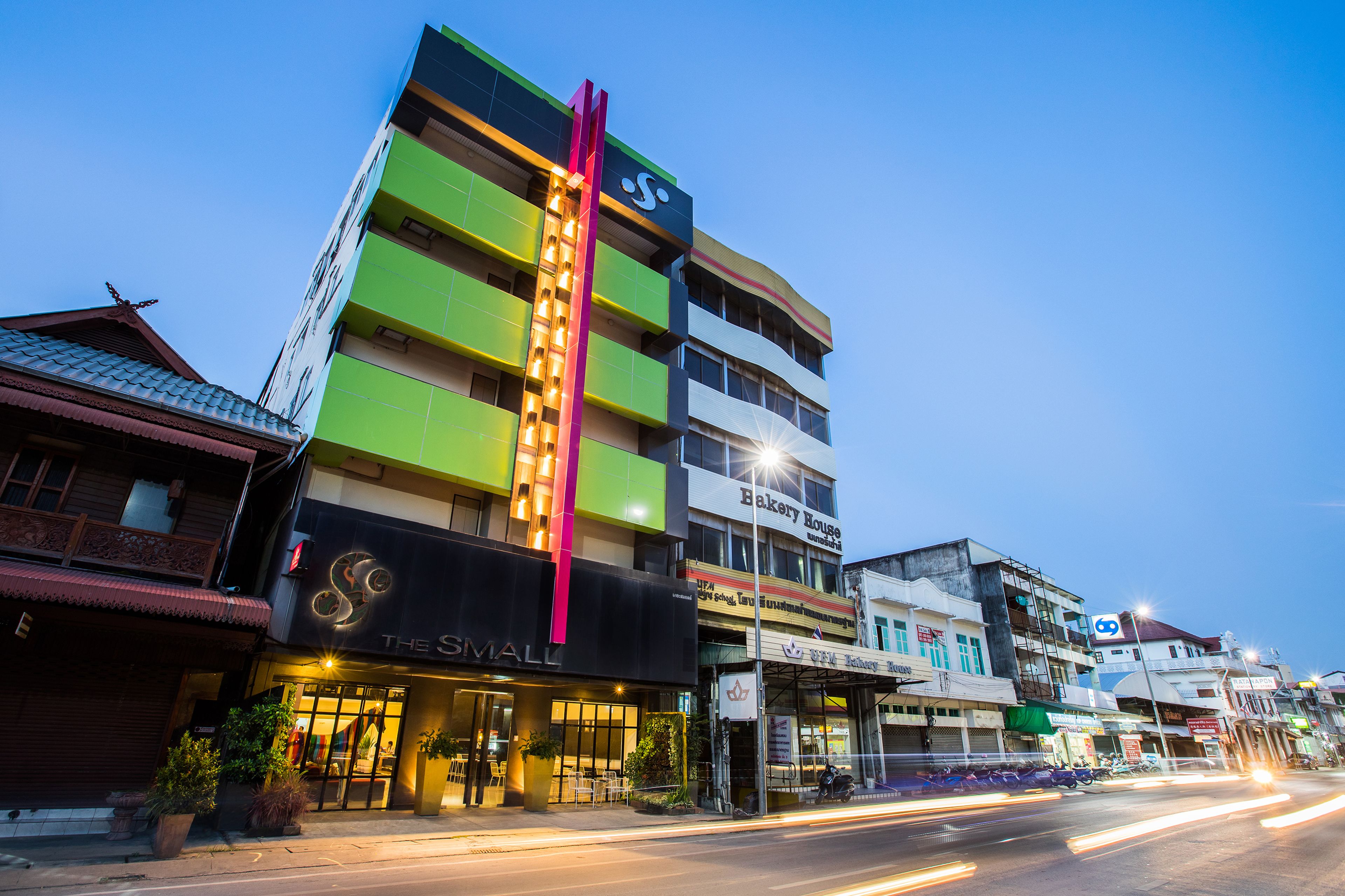 Front of property – evening/night