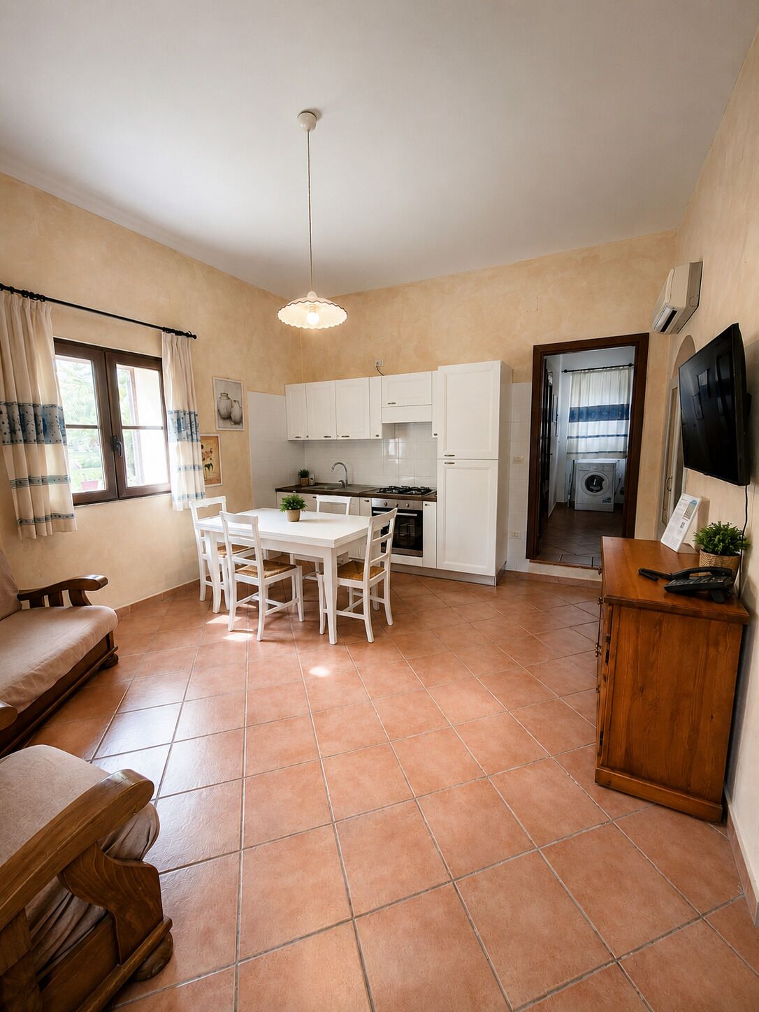 Standard Apartment, 2 Bedrooms | Living area | 40-inch Smart TV with satellite channels, TV