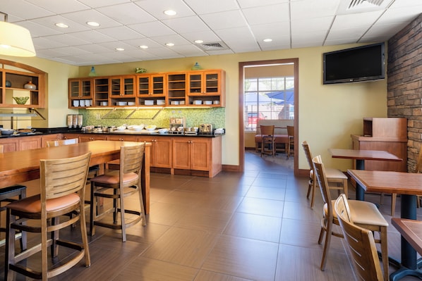 Free buffet breakfast