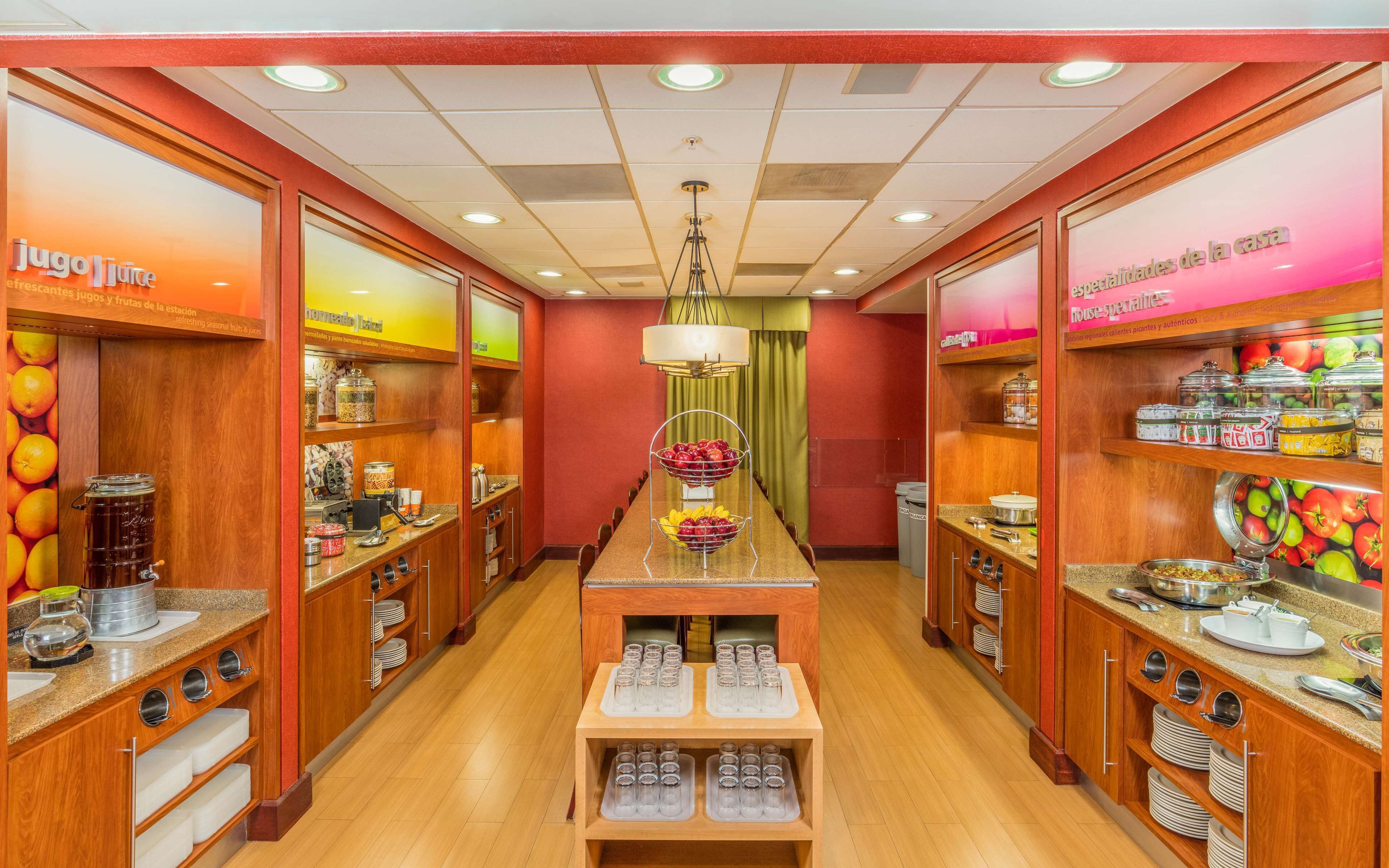 Free daily self-serve breakfast
