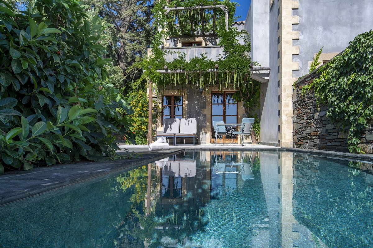 villa (kinsterna pool) | 1 bedroom, hypo-allergenic bedding, minibar, in-room safe