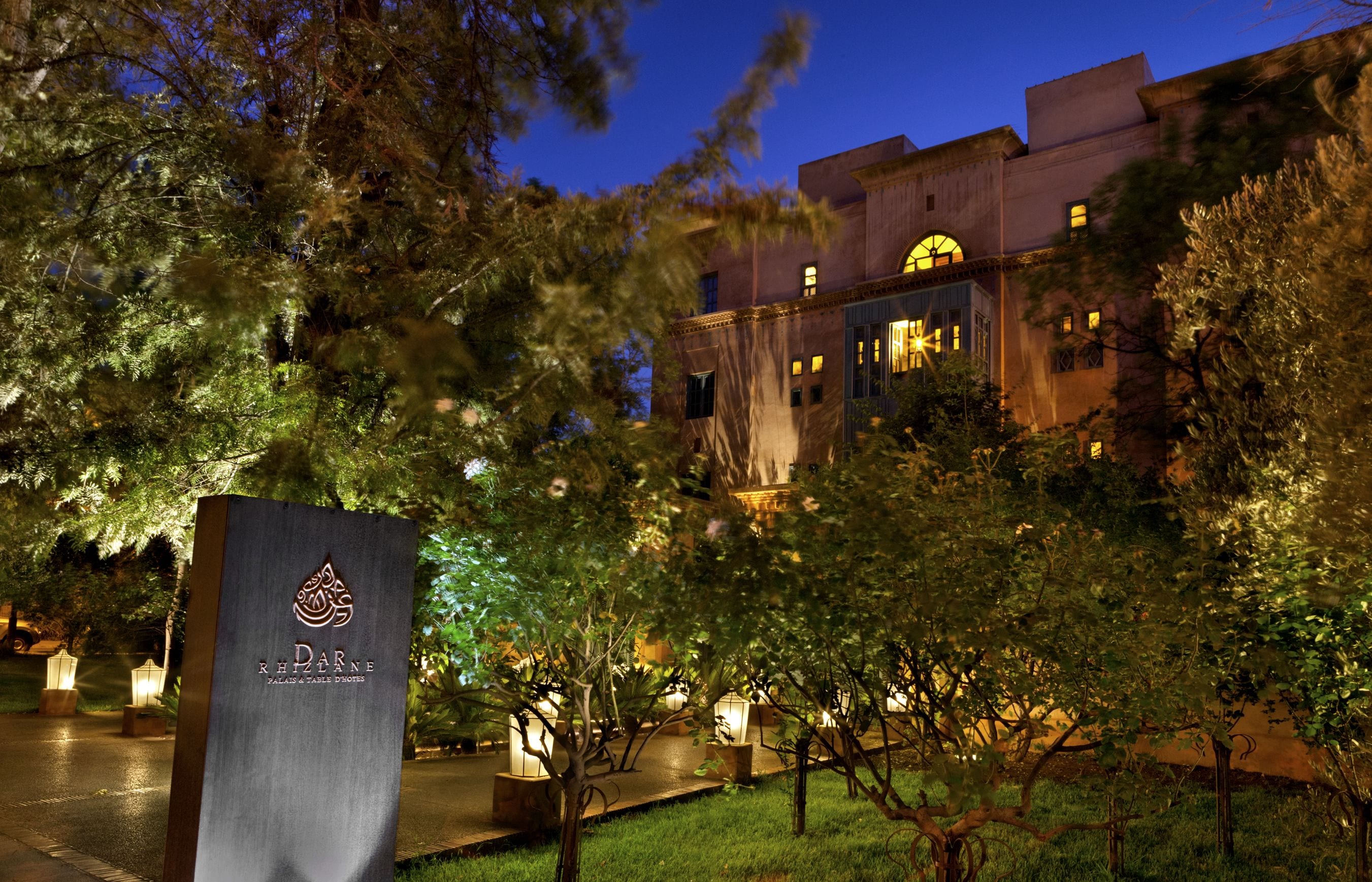 front of property – evening/night