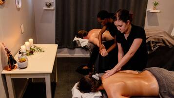 Lichaamsbehandelingen, gezichtsbehandelingen, manicures en pedicures