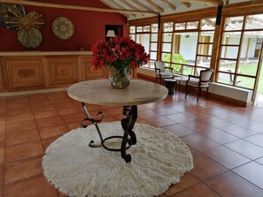 Lobby sitting area