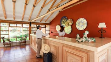 Quiosque de check-in/check-out