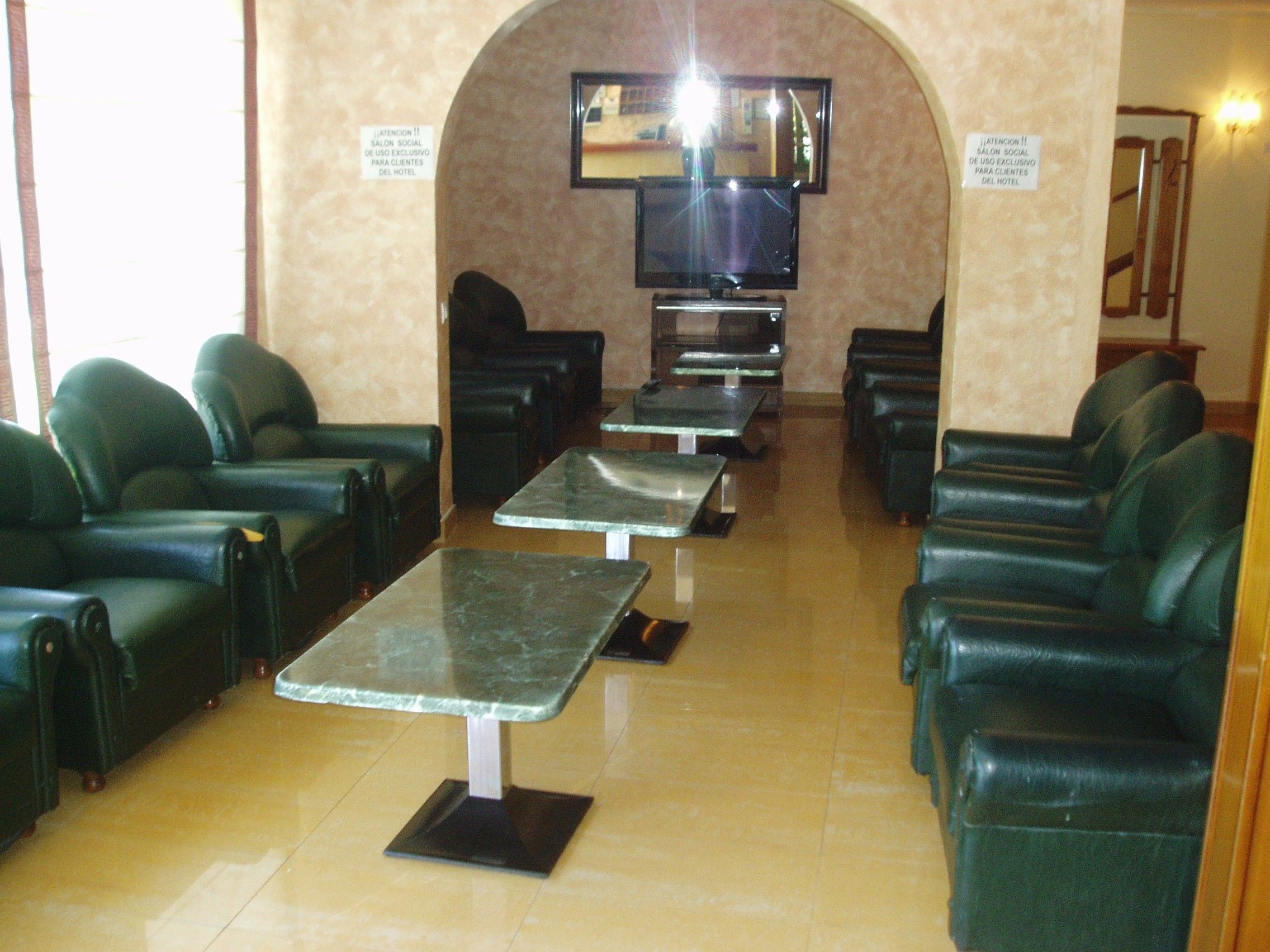 Sala de estar en el lobby
