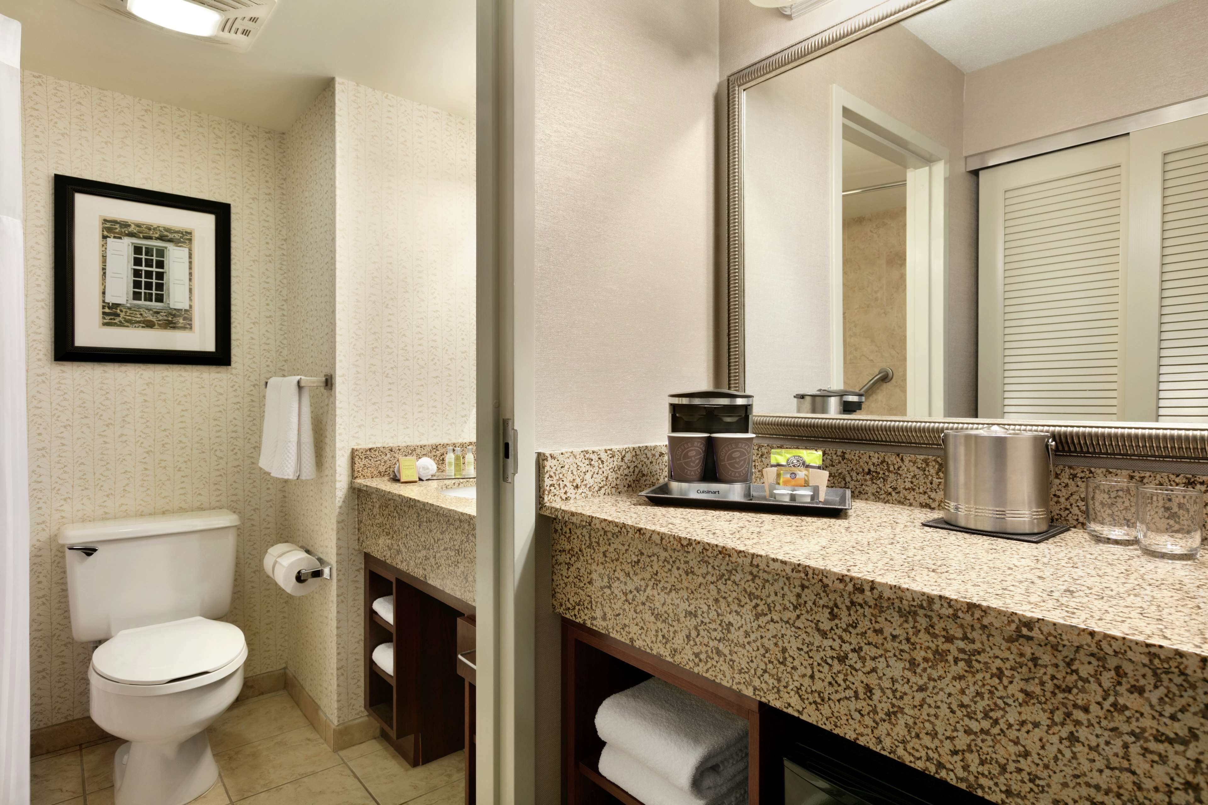 free toiletries, hair dryer, towels, soap