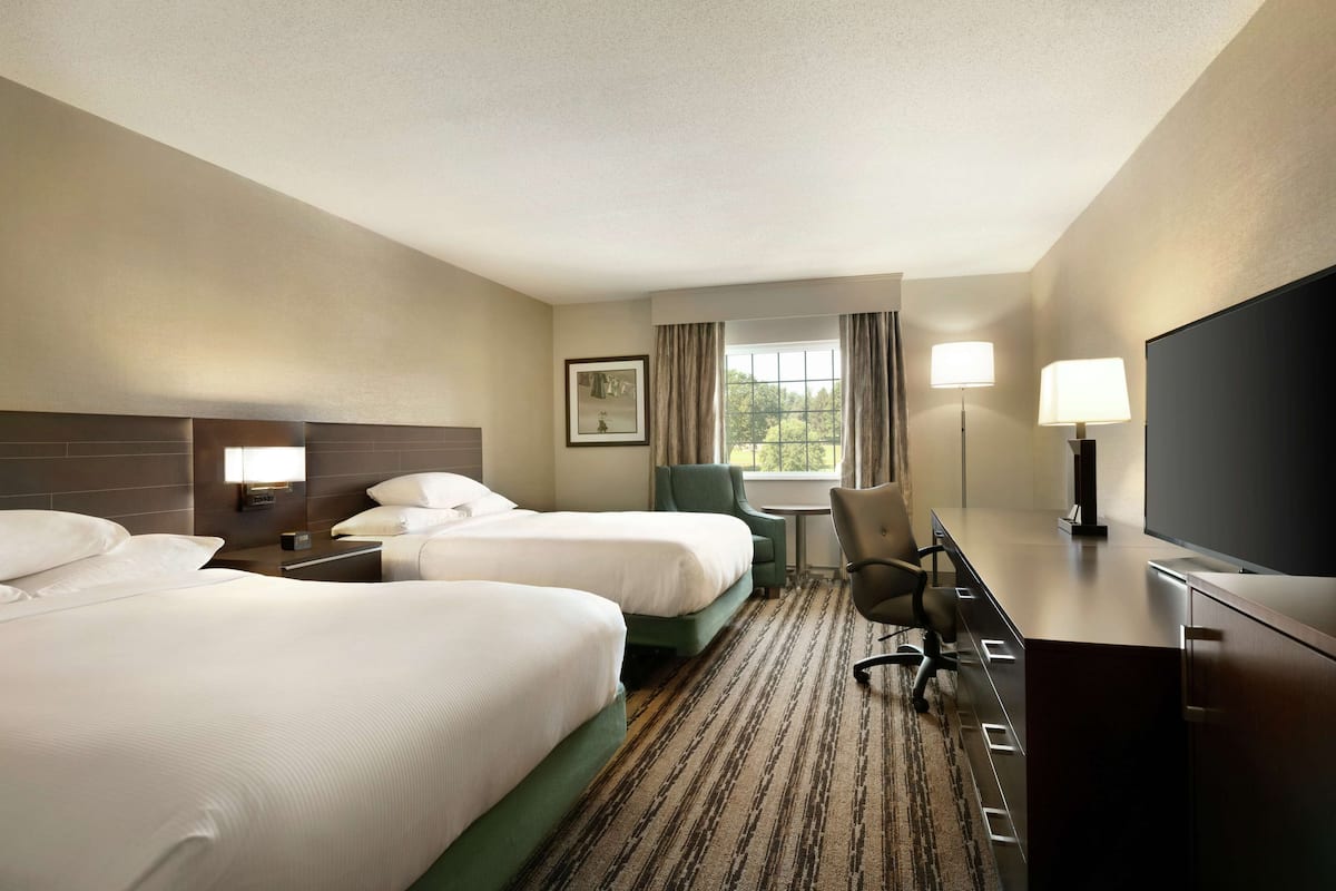 Two Queen Beds, Non-Smoking, Accessible (Bath tub) | Hypo-allergenic bedding, down comforters, in-room safe, desk