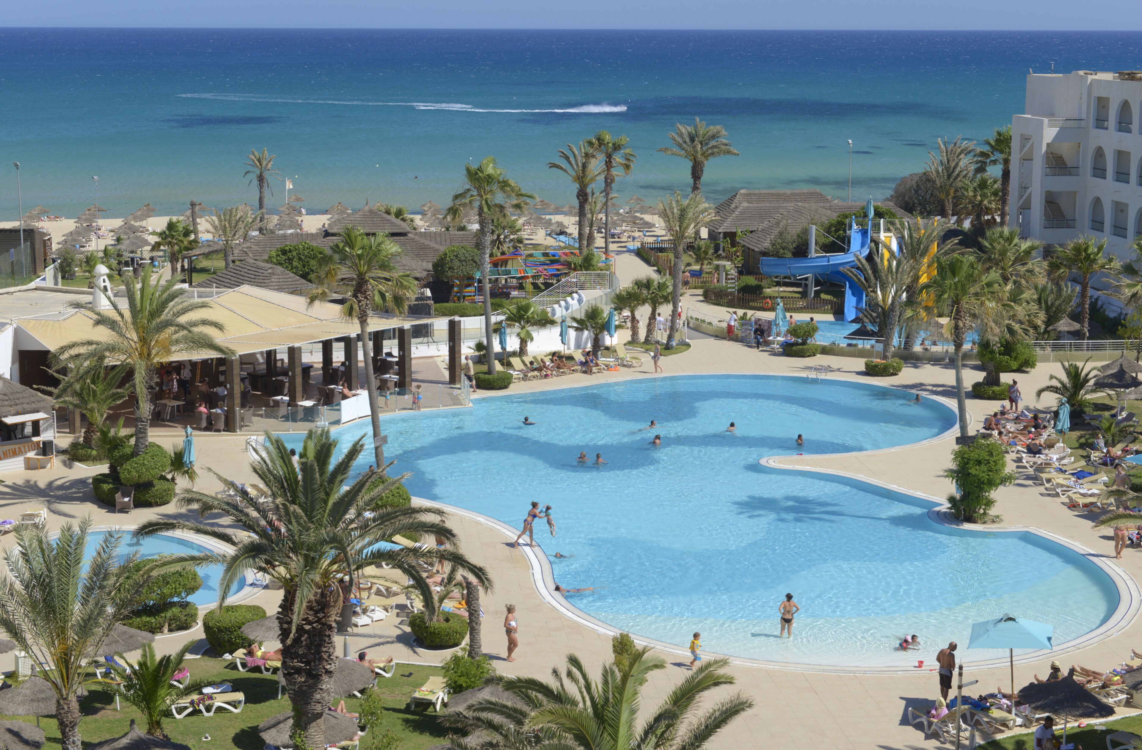Indoor pool, seasonal outdoor pool