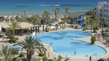 Indoor pool, seasonal outdoor pool