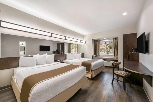 Standard Room, 2 Queen Beds, Accessible | In-room safe, individually decorated, individually furnished, desk - Microtel Inn & Suites by Wyndham Pearl River/Slidell (Pearl River)