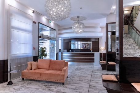 Sala de estar en el lobby