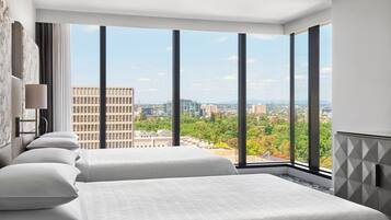 Habitación, 2 camas matrimoniales, para no fumadores, vista al jardín (Corner) | 1 habitación, ropa de cama de alta calidad y camas con pillow-top