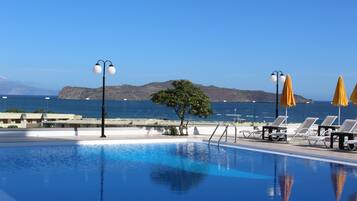 Vue depuis lâhĂ©bergement