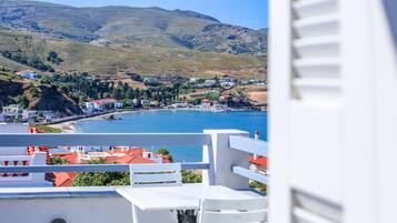 Vue depuis lâhĂ©bergement