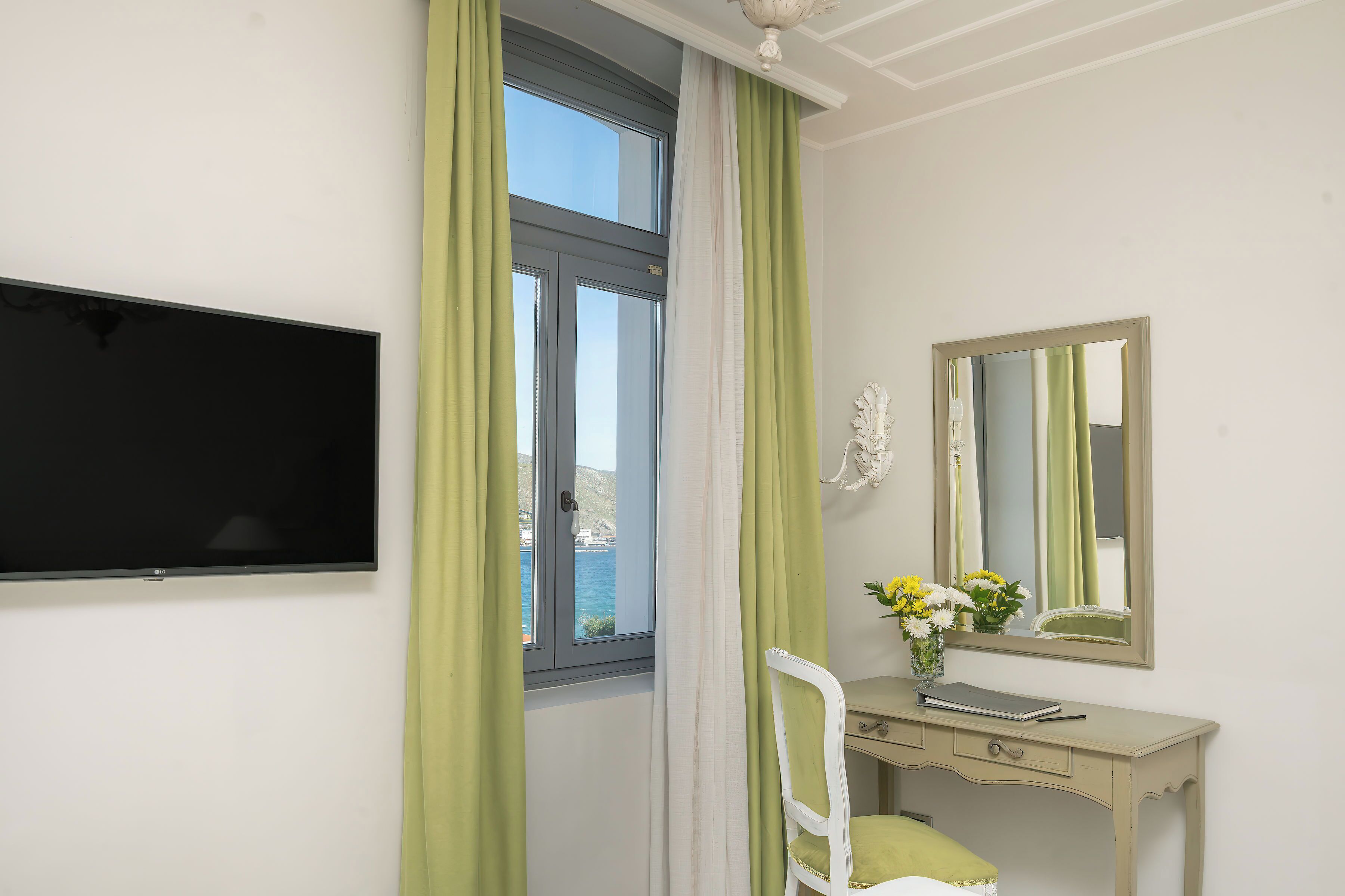 deluxe sea view room | 1 bedroom, egyptian cotton sheets, premium bedding, down duvets