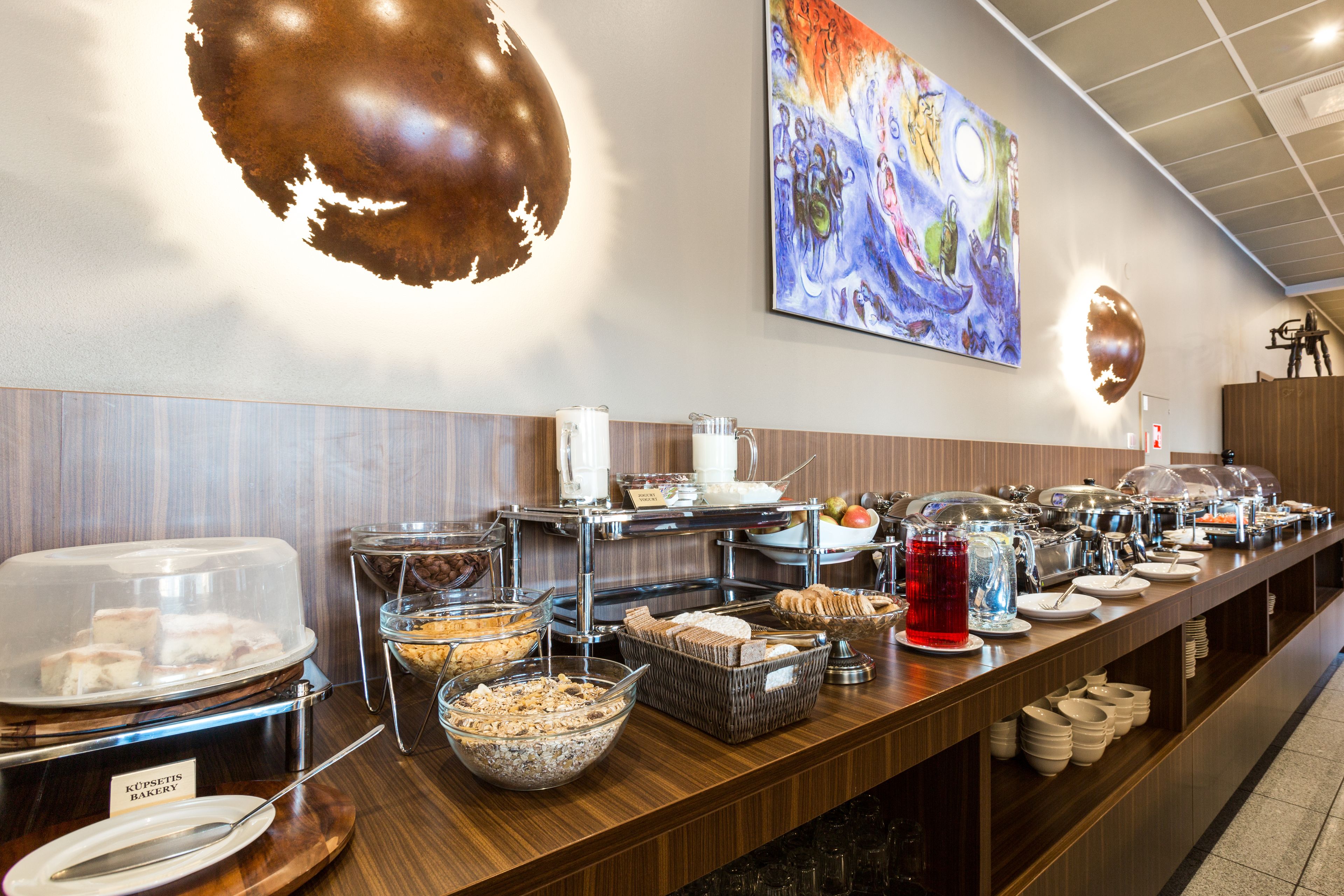 Daily buffet breakfast (EUR 12 per person)