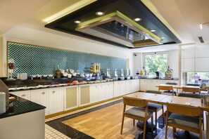 Daily buffet breakfast (EUR 10 per person)