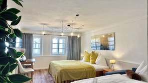 Individually decorated, desk, free WiFi, bed sheets