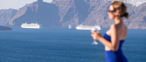 Blick von der Unterkunft