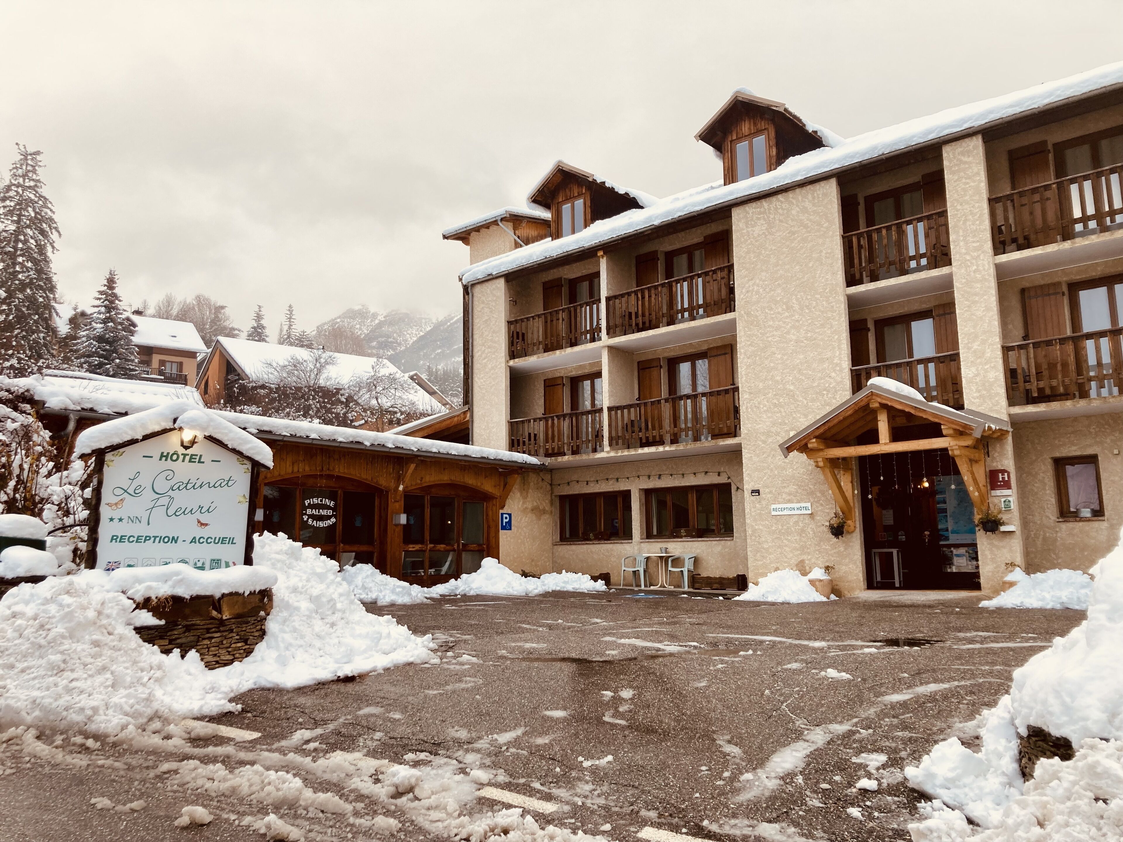 Façade de l’hébergement