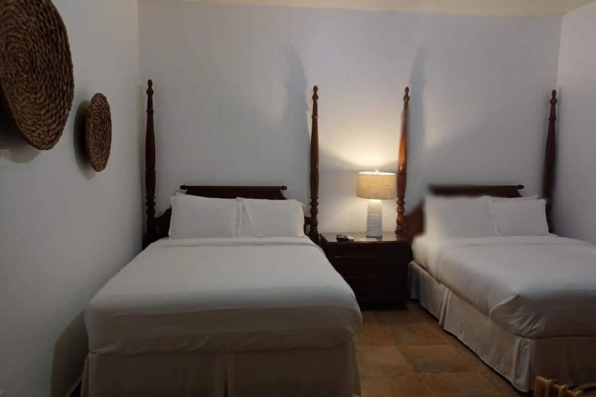 quadruple room | 1 bedroom, premium bedding, pillow-top beds, in-room safe