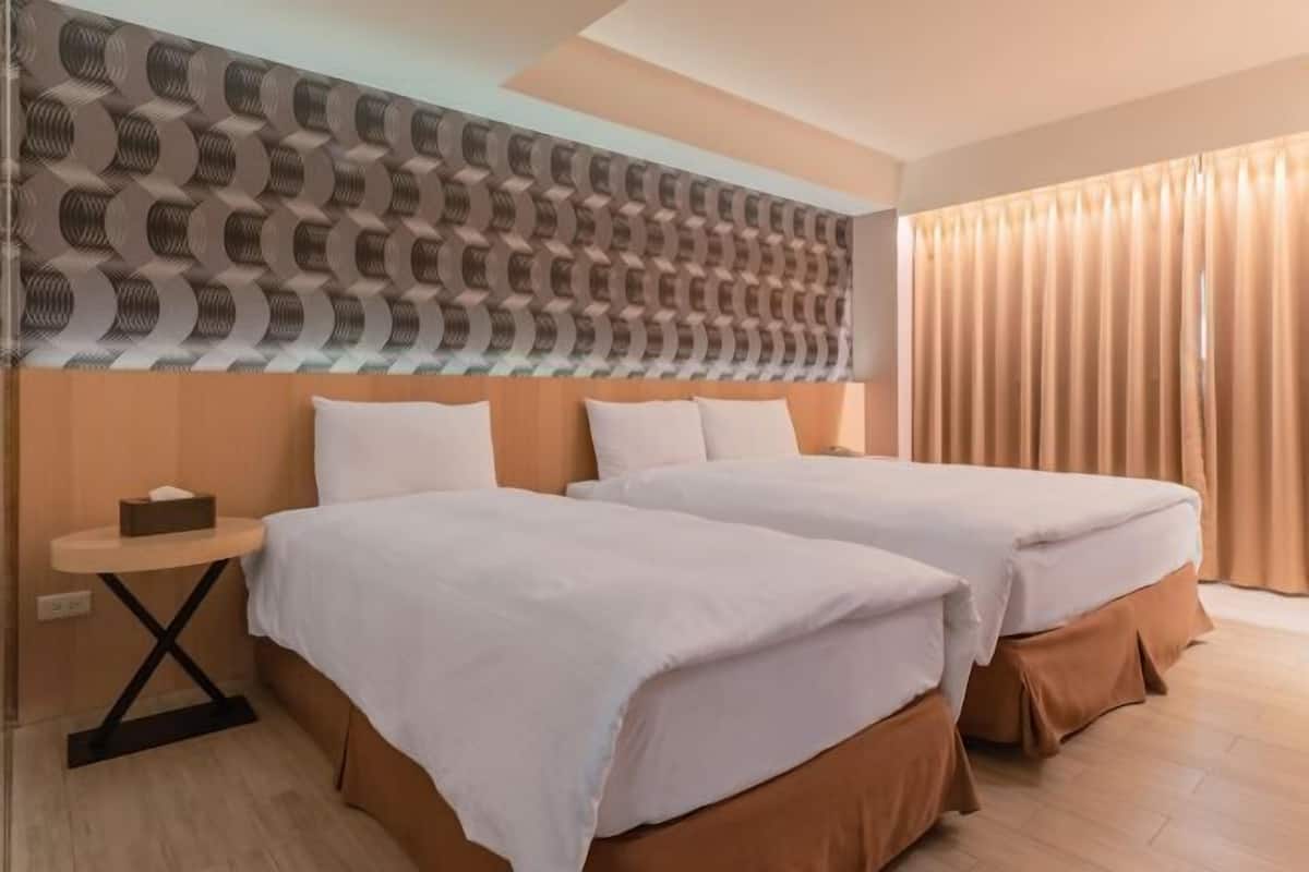 Down comforters, minibar, desk, blackout drapes