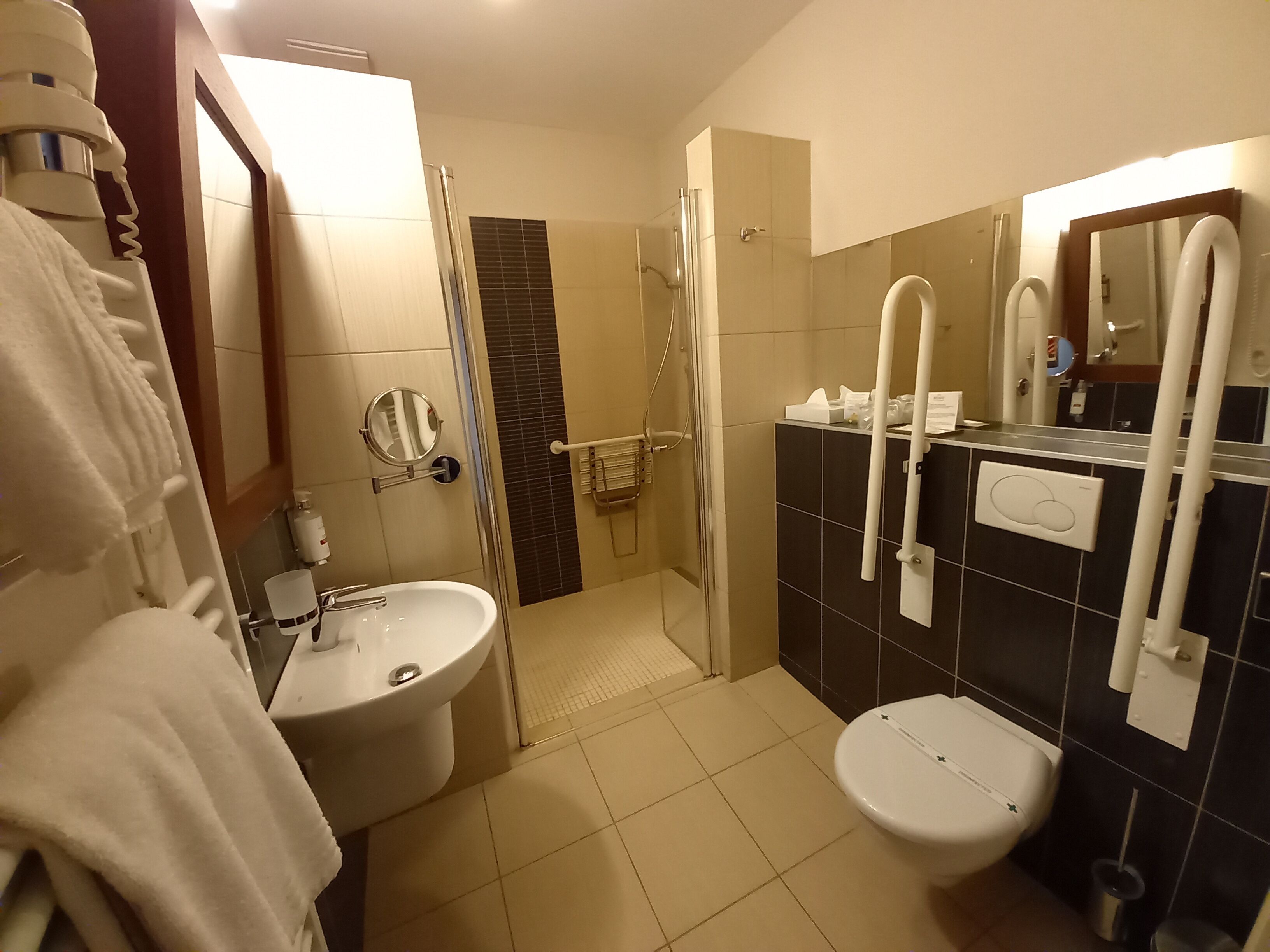 economy single room | bathroom | free toiletries, hair dryer, towels, soap