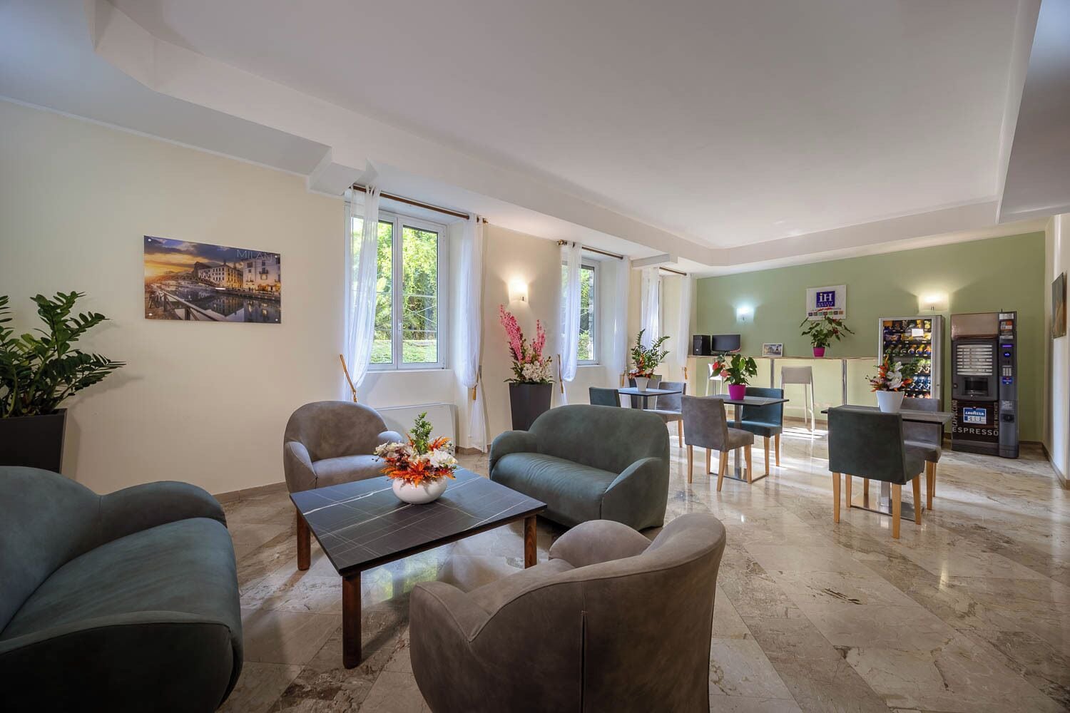 Khu tiếp khách ở sảnh