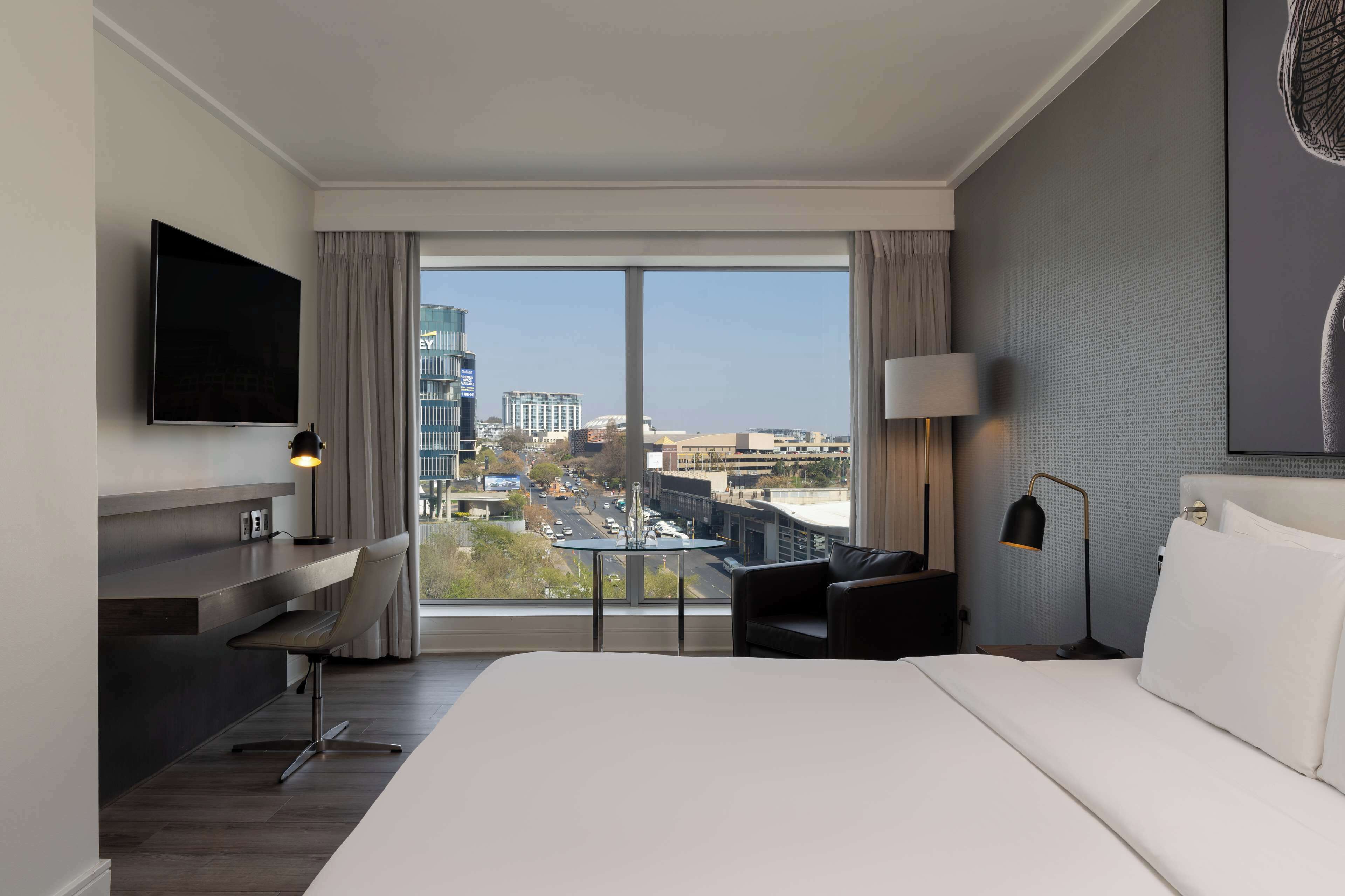 Premium bedding, minibar, in-room safe, desk