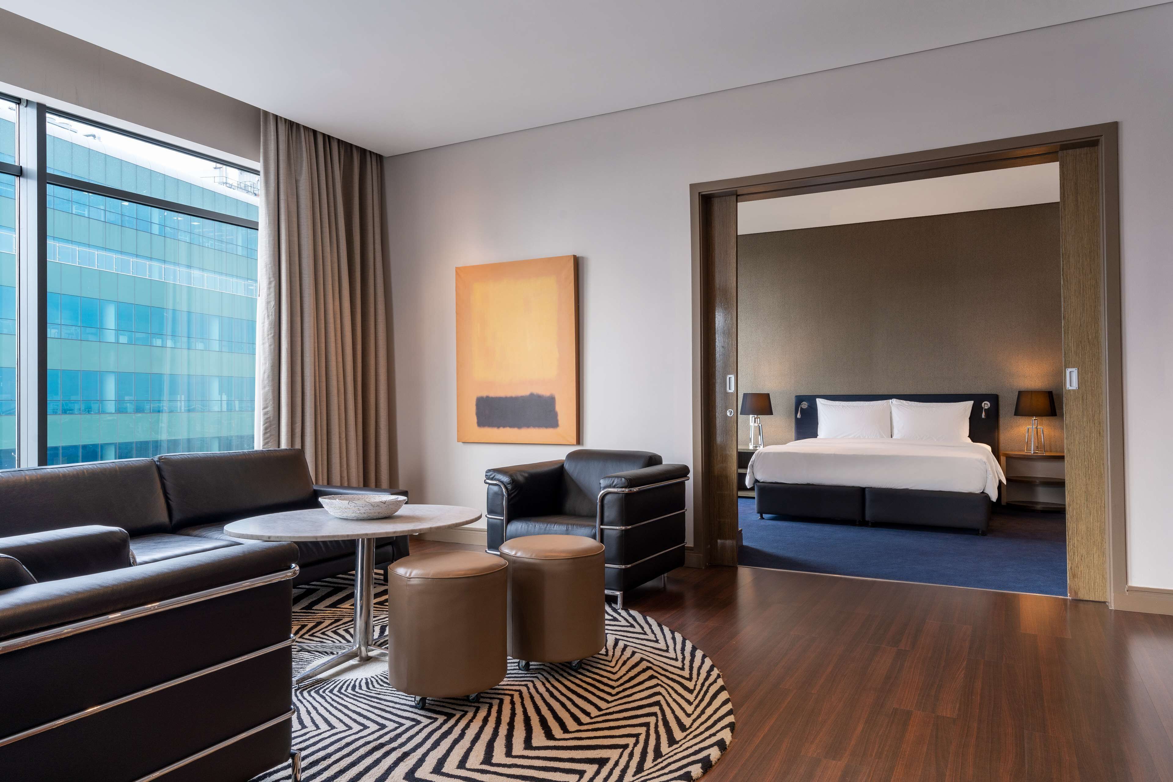 Premium bedding, minibar, in-room safe, desk