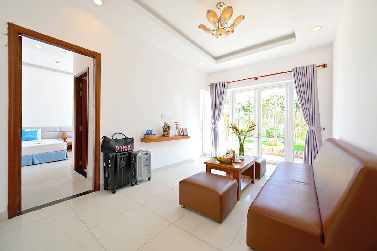 Villa, 2 chambres, vue jardin | Salle de bain