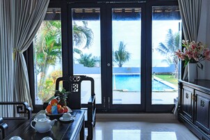 Lyxvilla - 2 sovrum - privat pool - utsikt mot stranden