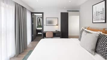 1 habitación, ropa de cama de alta calidad y colchones con pillow-top