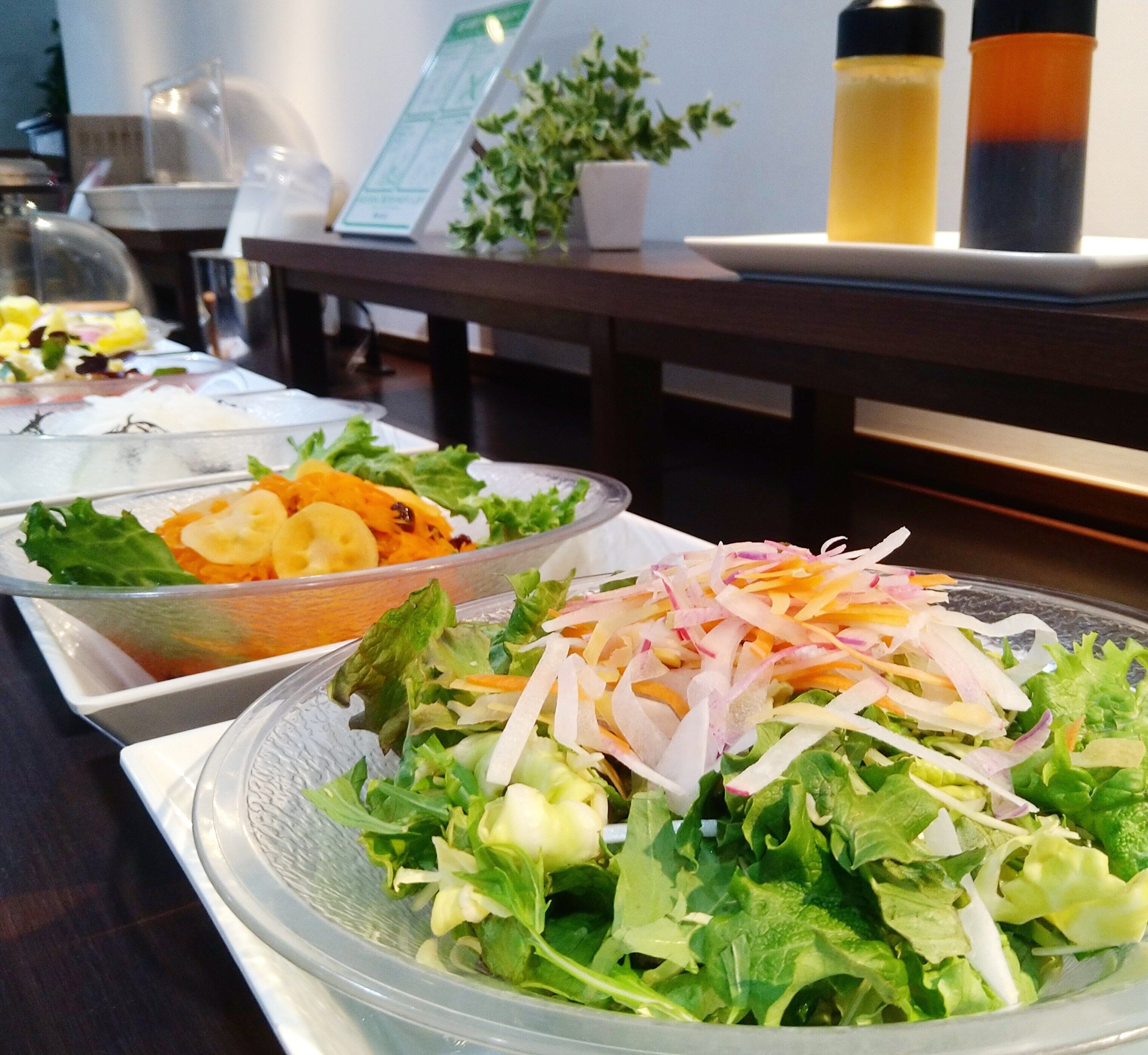 뷔페 아침 식사