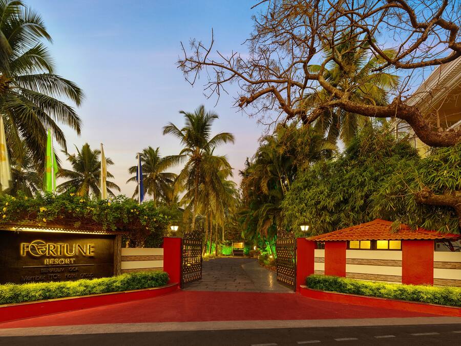 Fachada de la propiedad