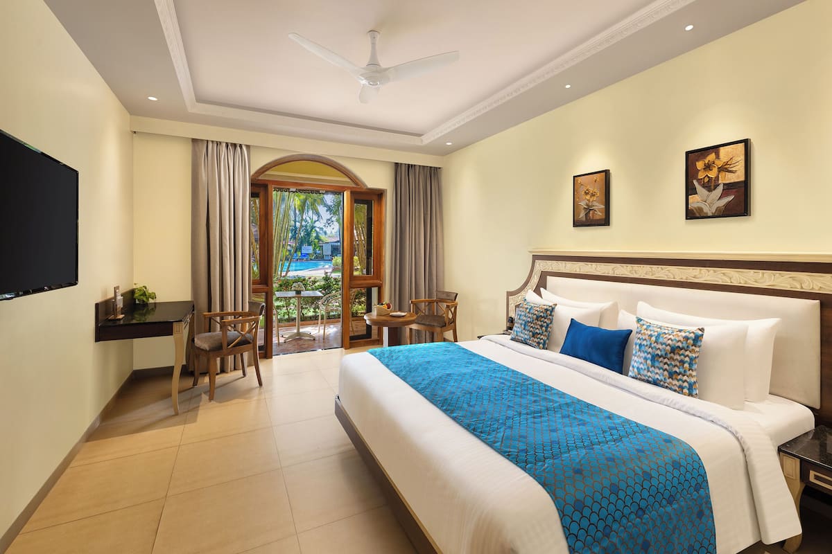 Premium bedding, down comforters, memory foam beds, minibar