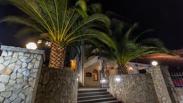 Front of property – evening/night