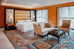 Premium bedding, minibar, in-room safe, desk