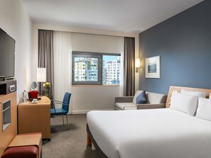 Premium bedding, minibar, in-room safe, desk
